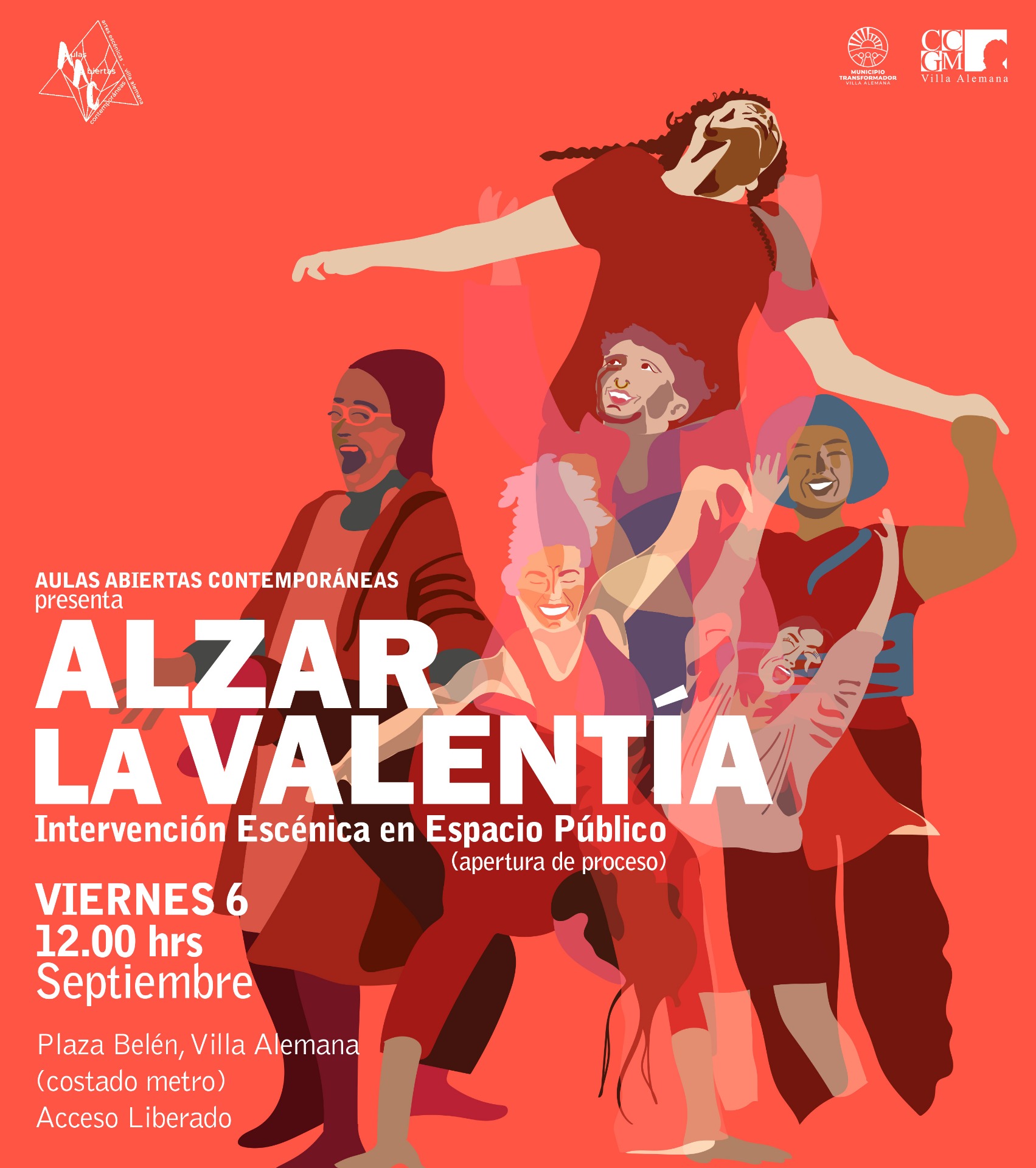 Alzar la Valentía. Producción en Terreno